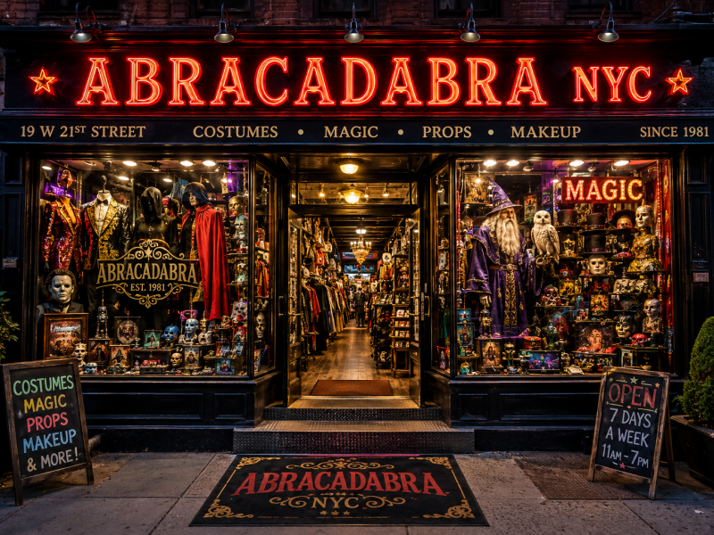 Abracadabra NYC: The Ultimate Guide to Costumes, Magic, Props, and More